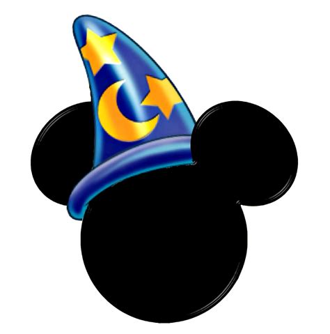 Sorcerer Hat Mickey Head Mickey Y Minnie Silueta De Mickey Mouse