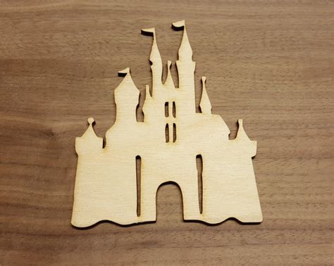Castle Large & Small Laser Cut Unfinished Wood Cutout