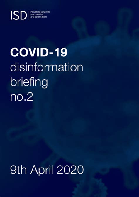 Covid 19 Disinformation Briefing No2 Isd