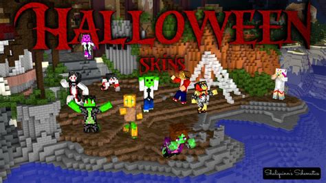 Halloween Skins By Shaliquinns Schematics Minecraft Skin Pack