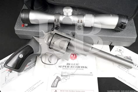 Ruger Super Redhawk 05505 454 Casull Double Action Swing Revolver