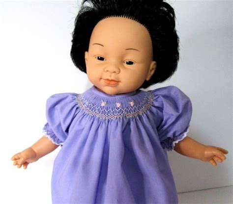 Rosalina 16 Baby Doll Lilac Smocked Dress Black Hair Eyes Juegos Toyse