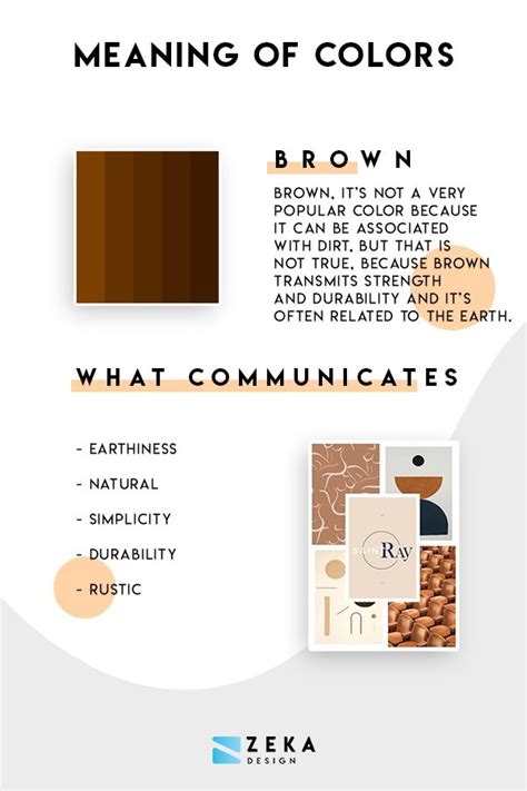 Brown Its Not A Very Popular Color Because It Can Be Associated With