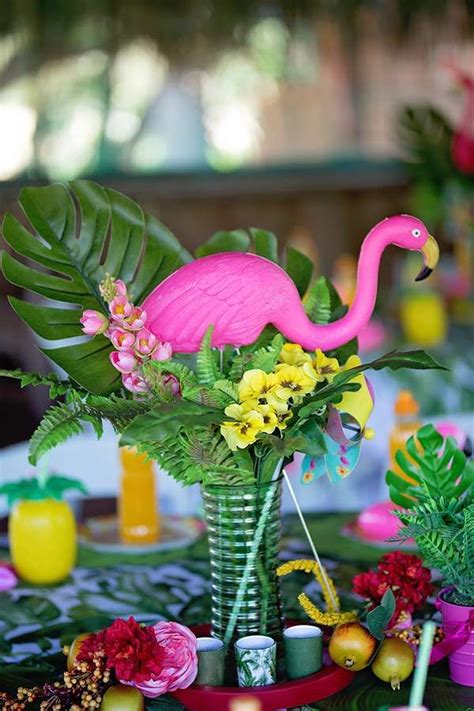 Flamingos Birthday Party Ideas Photo 7 Of 42 In 2023 Flamingo