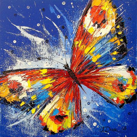 Butterfly Original Paintings Olhadarchuk017 Butterfly Art