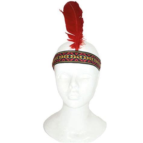 costume single feather native american headband cappel s