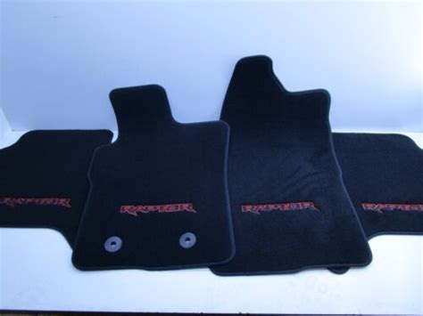 Genuine New Carpet Floor Mat Setkit Red Black For Ford Ranger Raptor