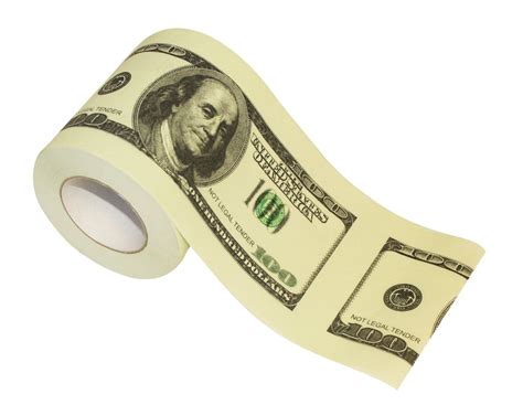 100 Dollar Toilet Paper Lets You Wipe Your Butt With Cash 100