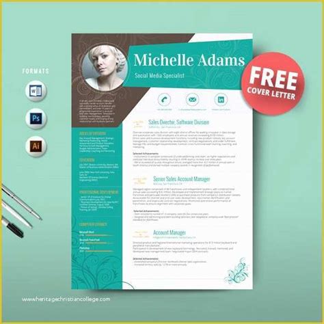 Free Creative Resume Templates Microsoft Word Of 16 Ms Word Resume