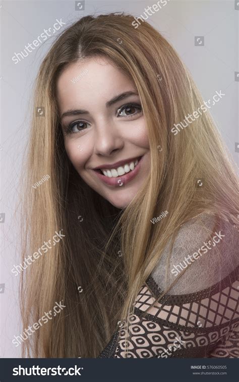 Portrait Charming Blond Girl Stock Photo 576060505 Shutterstock