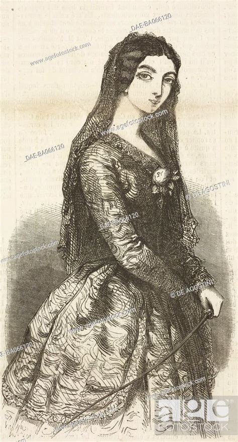 Portrait Of Lola Montez 1821 1861 Irish Dancer And Actress