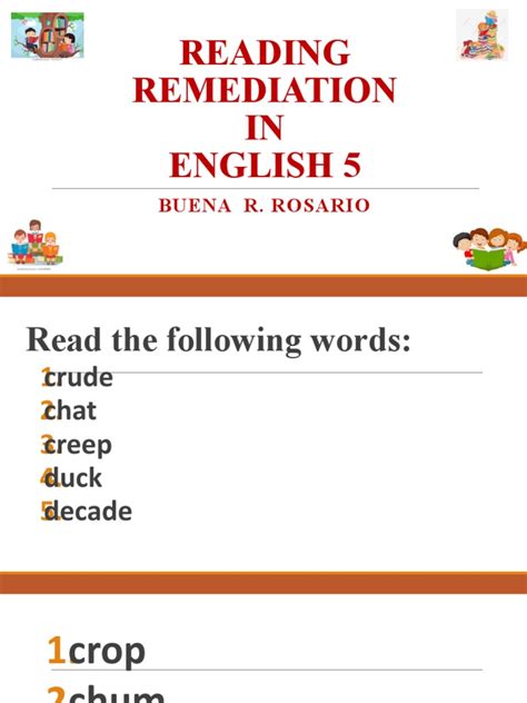 Reading Remediation English 5 Pdf