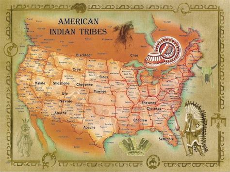 Histoire Des Indiens Damérique Du Nord Native American Tribes Map American Indians Native