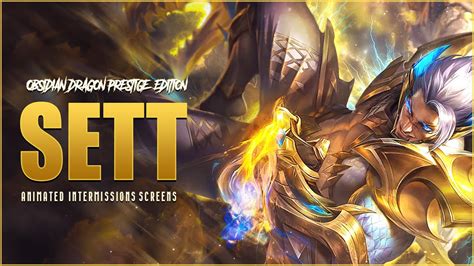 🐉🎞️ Obsidian Dragon Sett Prestige Edition Animated Intermissions
