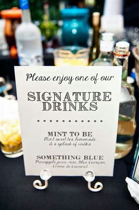 Pin By Holly Barry On Dream Wedding Wedding Signature Drinks