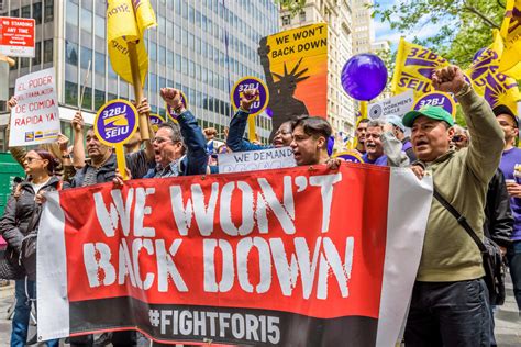 for low wage workers the fight for 15 movement has been a boon