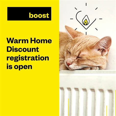 Warm Home Discount Our Warm Home Discount Registration Is Now Open