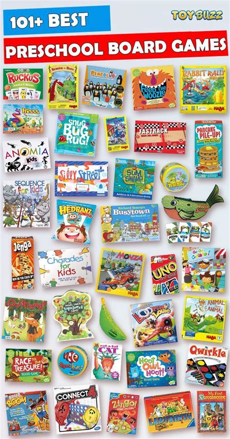 101 Brilliant Board Games For Preschoolers Preschool Games