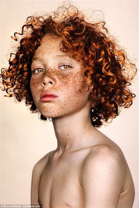 Photographer Brock Elbank Captures Men And Women Covered In Freckles Daily Mail Online