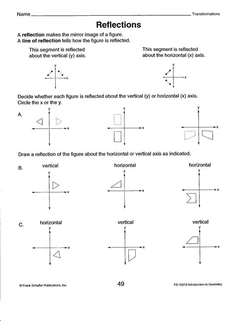 Conditional Statement Worksheet Geometry