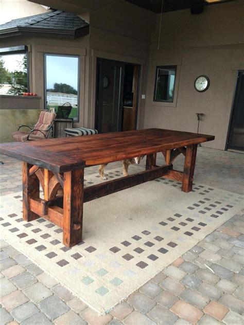 Build this rustic farmhouse table. Making Wood Working Plans Work for You | Farmhouse dining ...