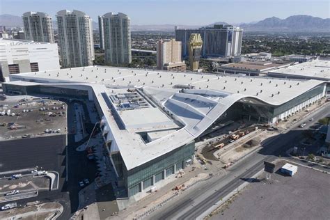 Aerial View Of The Las Vegas Convention Center Expansion On Tuesday