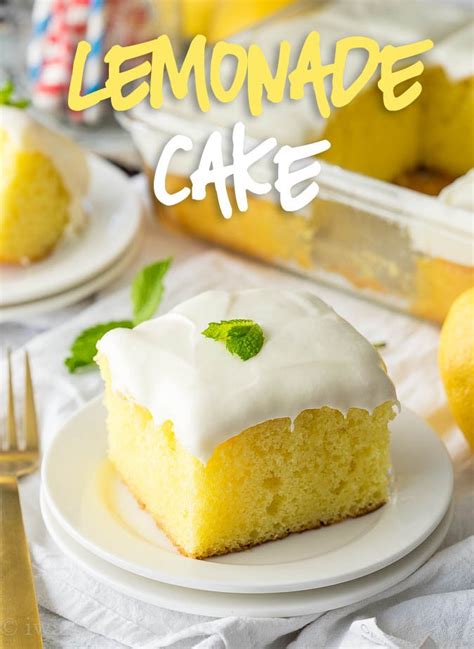 Super Easy Lemonade Cake Recipe I Wash You Dry