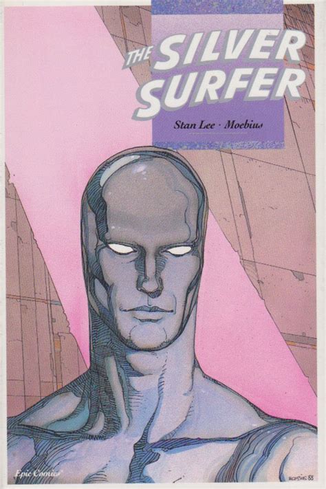 The Silver Surfer Parable By Lee Stan Moebius New Hardcover 1988