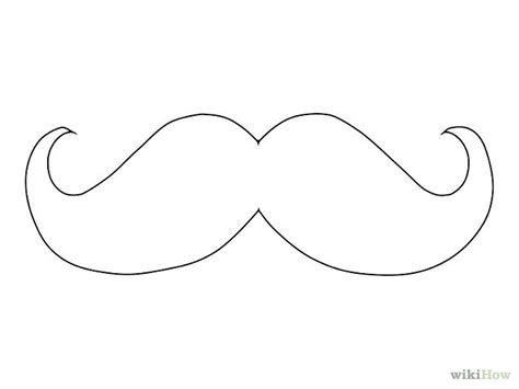 Mustache Outline Clipart Best