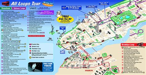 New York City Most Popular Attractions Map Printable Map Of New York