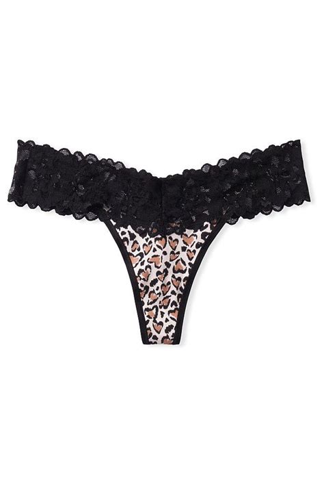 buy victoria s secret lace waist thong panty from the victoria s secret uk online shop