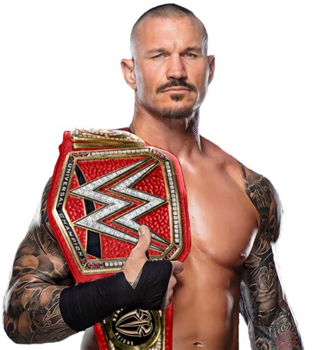 Randy Orton 2022 Red Universal Championship Render By Superajstylesnick