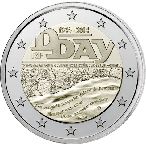 2 Euro Coin 70th Anniversary Of The D Day France 2014