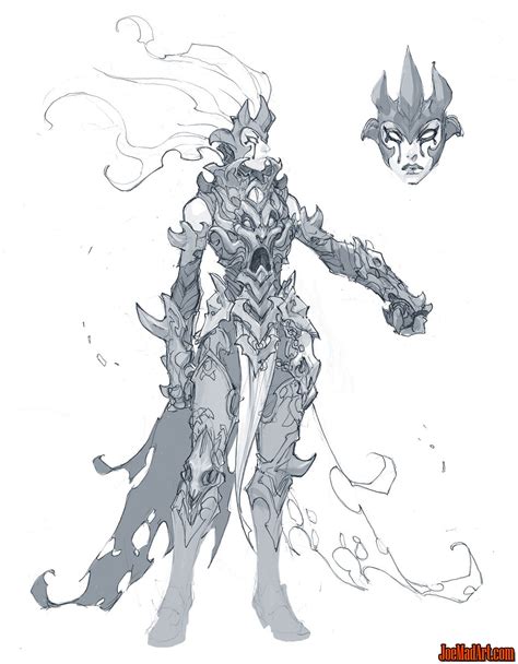Darksiders 3 Fury Abyssal Armor Concept Art
