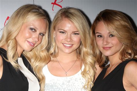 Los Angeles Aug 24 Melissa Ordway Kelli Goss Hunter King At The