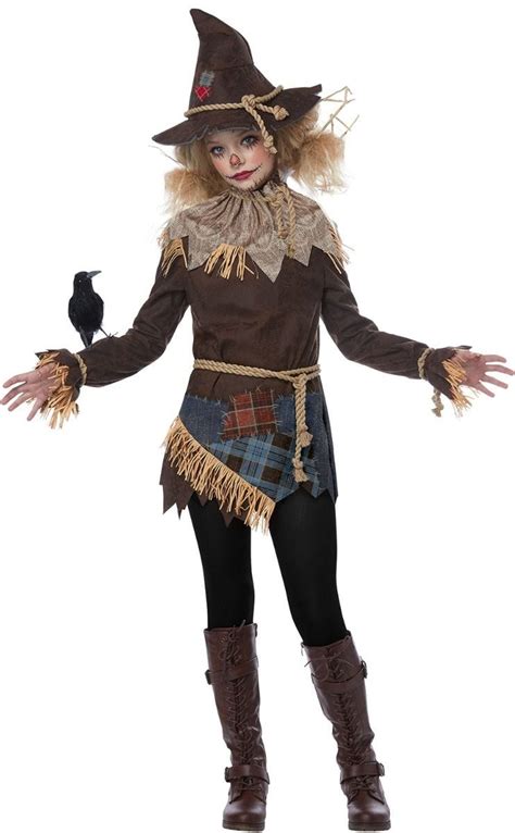 Teen Girls Creepy Scarecrow Costume Girls Halloween Costumes
