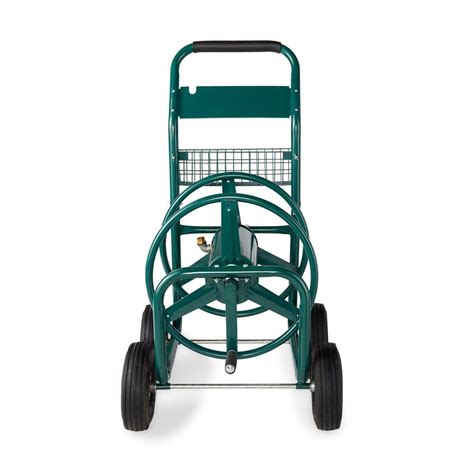 Qfc Liberty Garden Products Lbg 872 2 4 Wheel Hose Reel Cart Holds Up