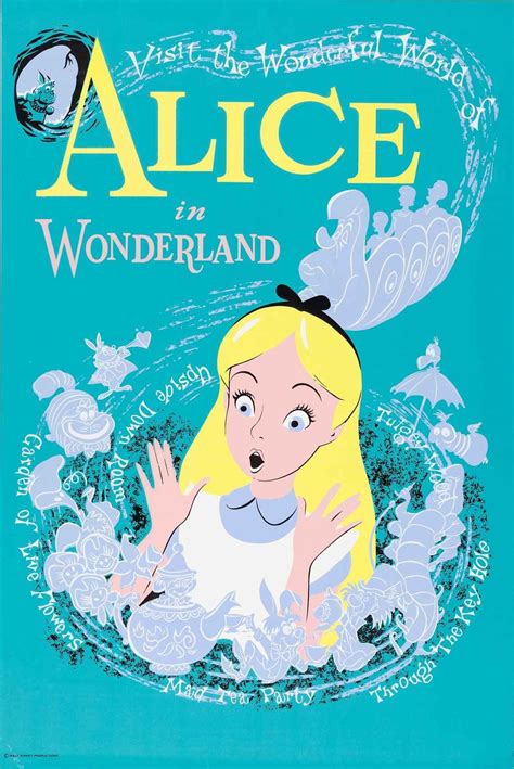 Alice And Wonderland Poster Art Alice In