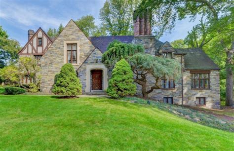 Historic Tudor Style Stone Home In Trenton New Jersey Mansions
