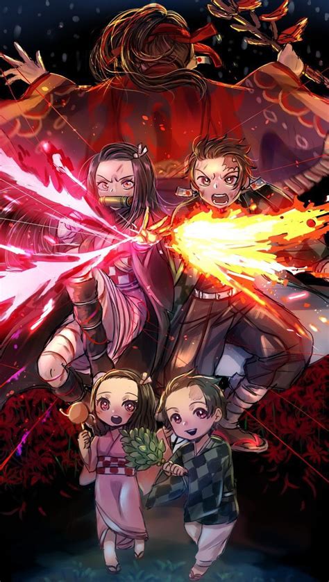 Kimetsu No Yaiba Anime Ảnh ấn Tượng Ảnh Tường Cho điện Thoại