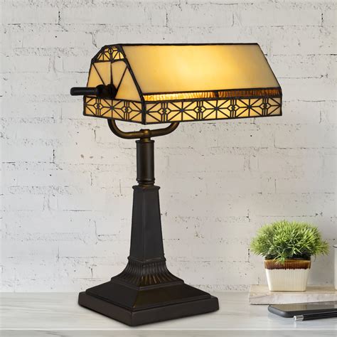 Bankers Lamp Tiffany Style Table Or Desk Light By Lavish Home
