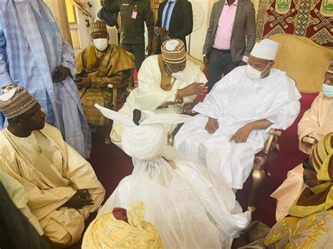Governors Ministers Others Storm Emir Of Kano S Palace For Buhari Son S Wedding Photos