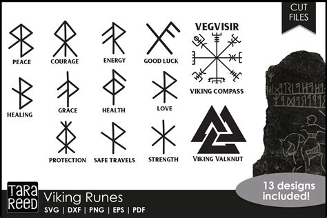 Viking Runes Illustration Par Tarareeddesigns · Creative Fabrica