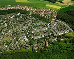 Luftaufnahme Johannesberg - Ortsansicht am Rande von ...