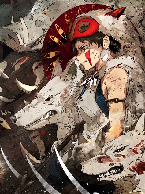 Princess Mononoke By Hirannko Rghibli