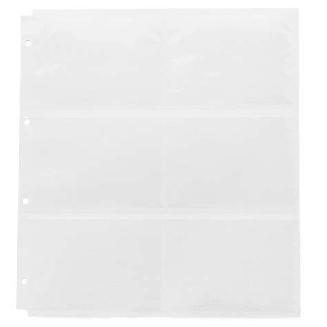 Refill Photo Pocket A4 Wide 4 Holes 6 Sheets Muji