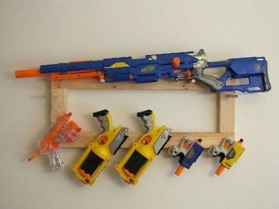 'my homemade life' comes to the rescue with a 'diy nerf gun storage wall'. Pin on Projects to Try