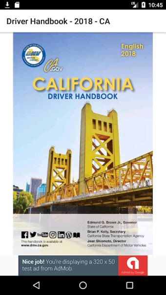 2019 California Driver Handbook Dmv Apk Para Android Download