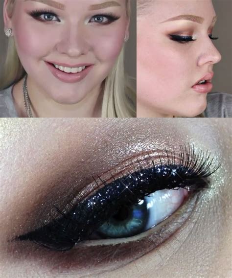 picture perfect for prom glitter smokey eye makeup tutorial by nikkie tutorials glitter