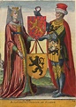 Margaret II of Flanders 1202-80 and Wilhelm of Dampierre 1196-1231 Les ...